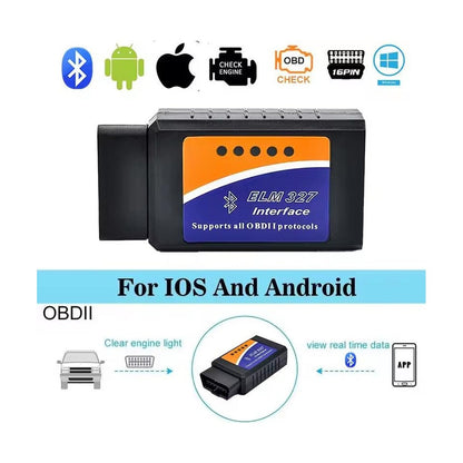 ELM327 OBD2 Bluetooth arıza tespit cihazı